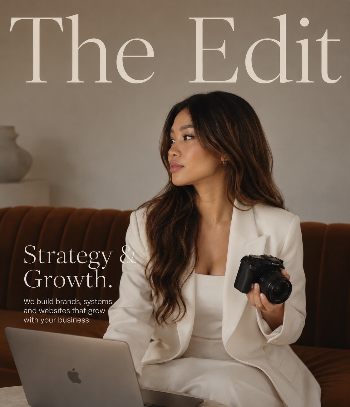 Editorial studio portrait
